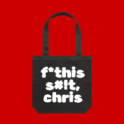 polit-tees | direct your rage at chris - tote