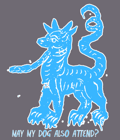 may my dog also attend? | witchy dog lover tee