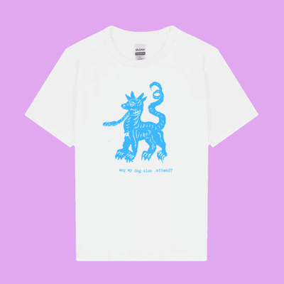 may my dog also attend? | witchy dog lover tee – kids gildan