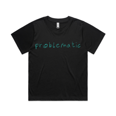 problematic | bold typography tee - honestly, this is too easy - martina