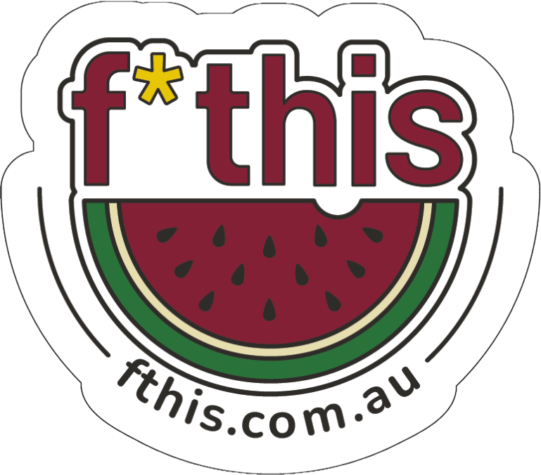 F2shitty Sticker stickers, magnets, etc. – f*this