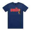 Smile feminist t-shirt in cobalt — fthis