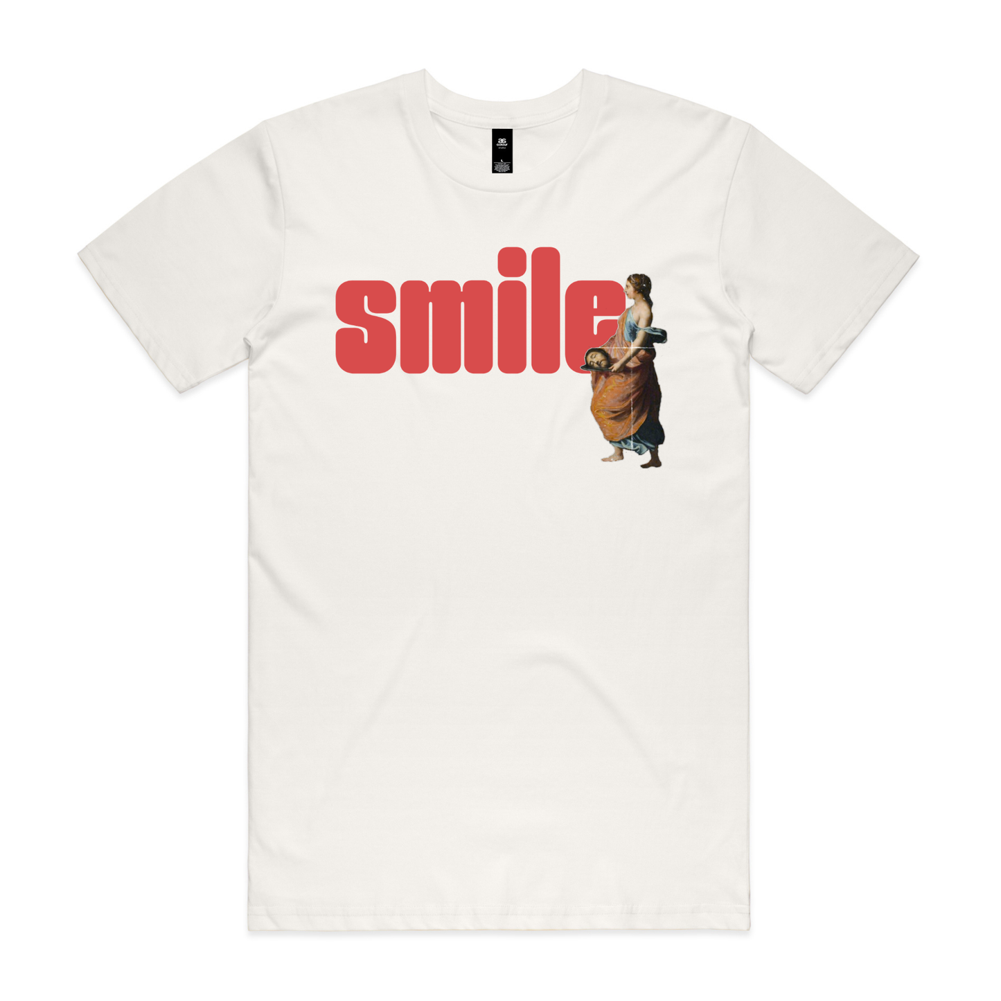 Smile feminist t-shirt in natural — fthis
