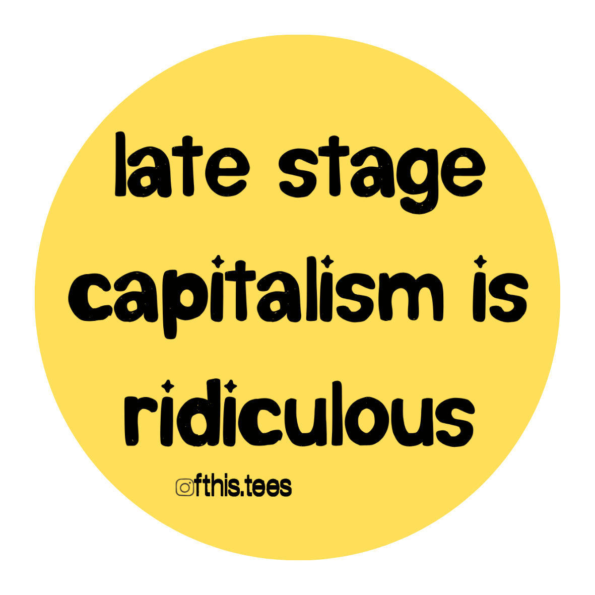 tiny acts of rebellion | misanthrope sticker pack