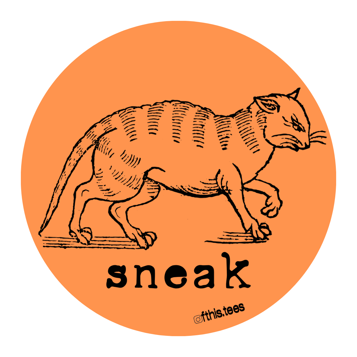 tiny acts of rebellion | misanthrope sticker pack