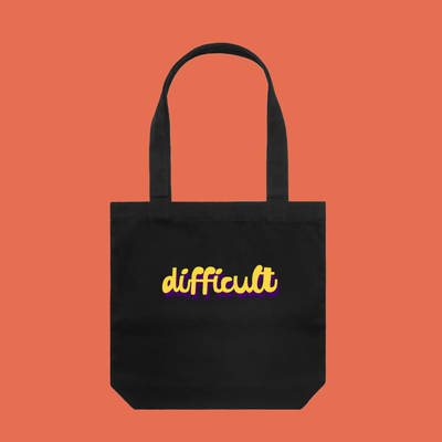 difficult tote - don't obey