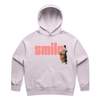 smile feminist women's hoodie in orchid — fthis