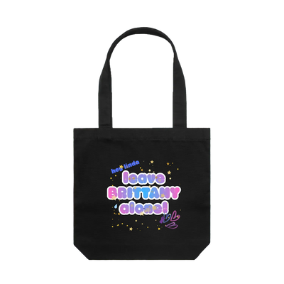 Black front flat lay