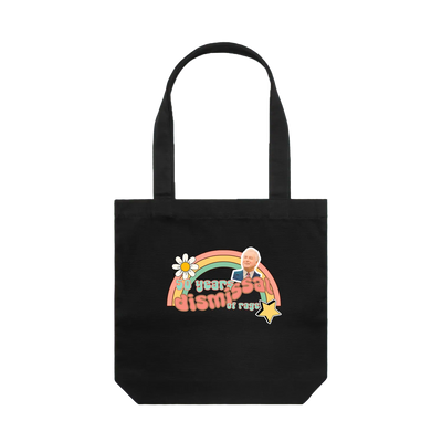 Black front flat lay