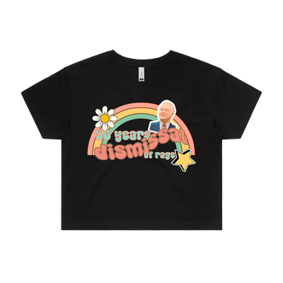 Black front flat lay