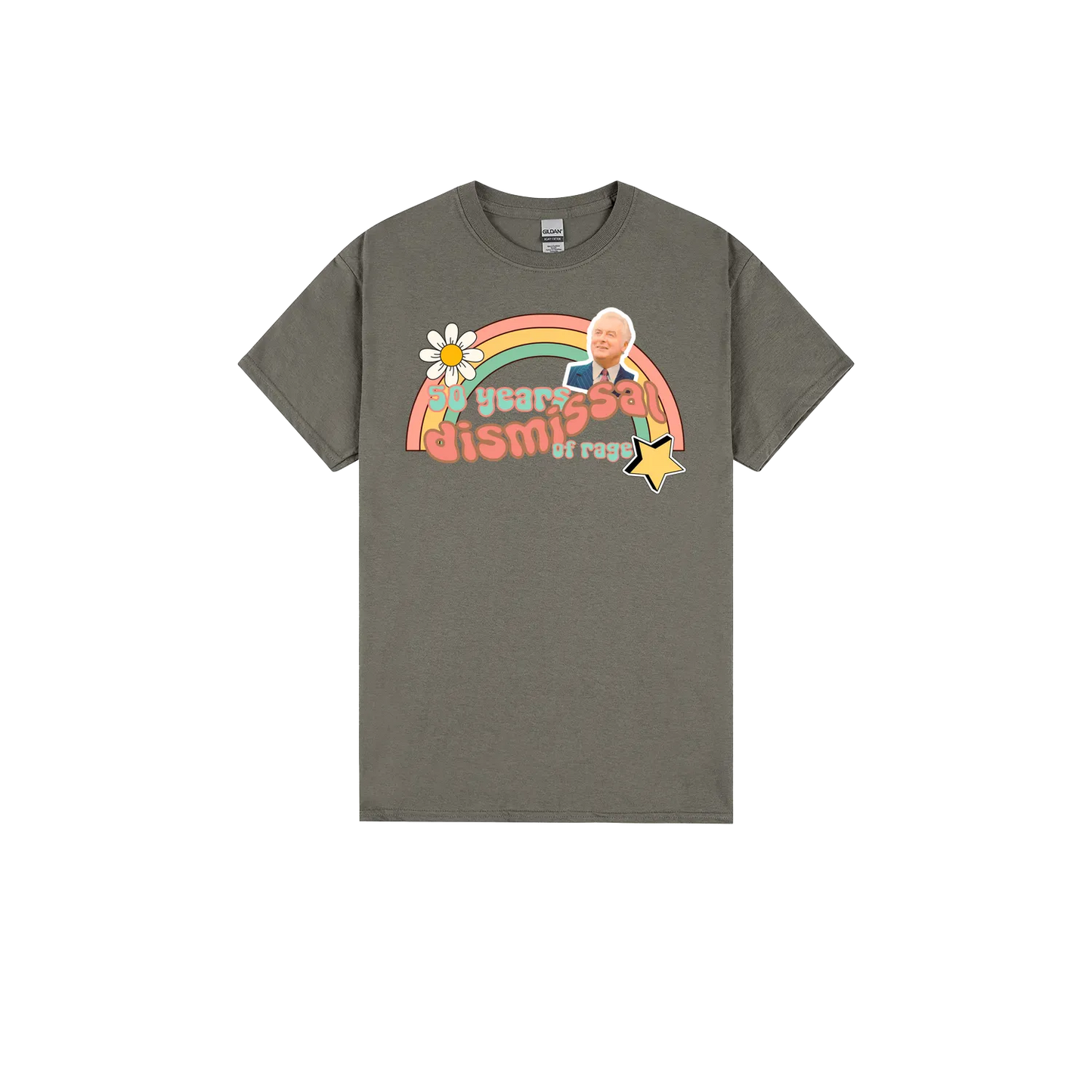 Charcoal front flat lay