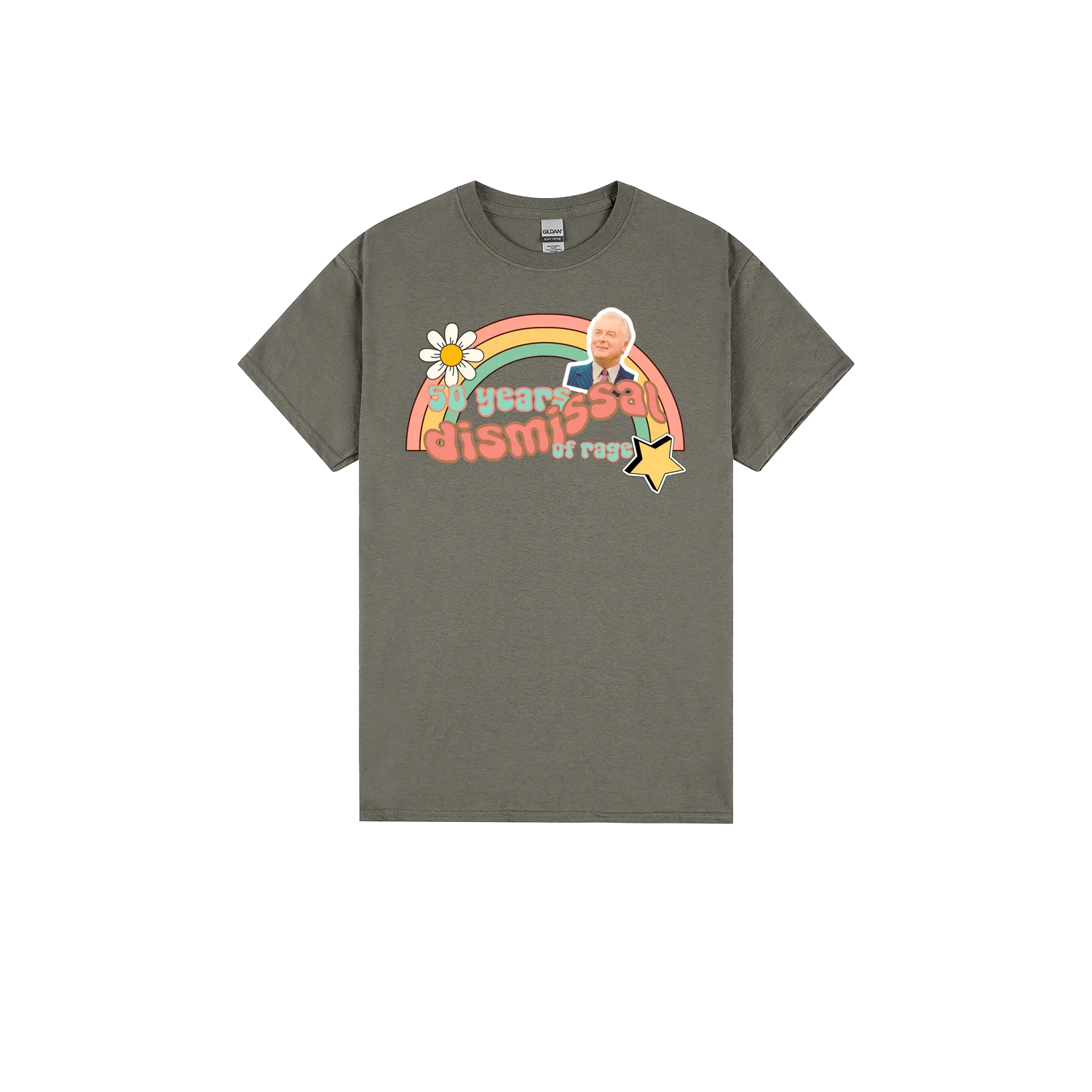 Charcoal front flat lay