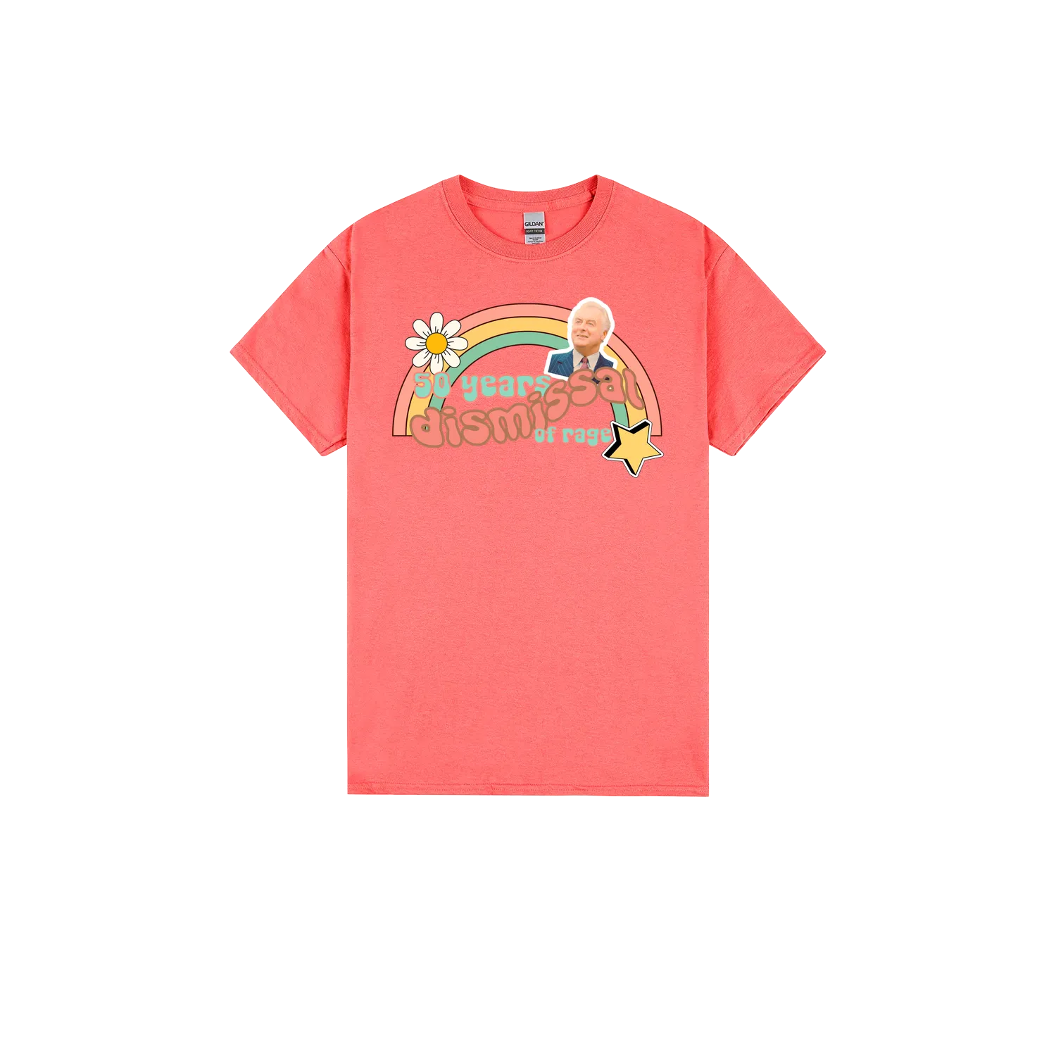 Coral Silk front flat lay