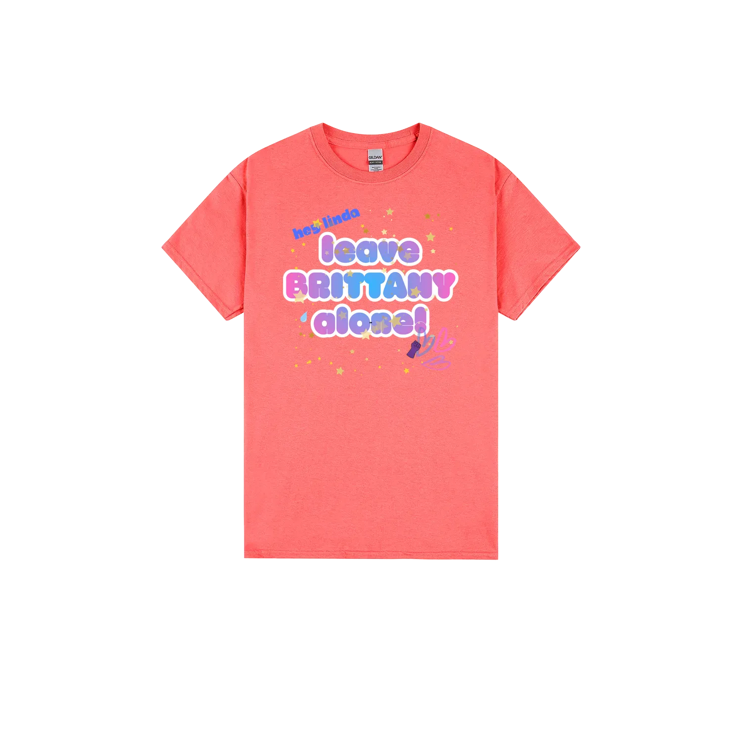 Coral Silk front flat lay