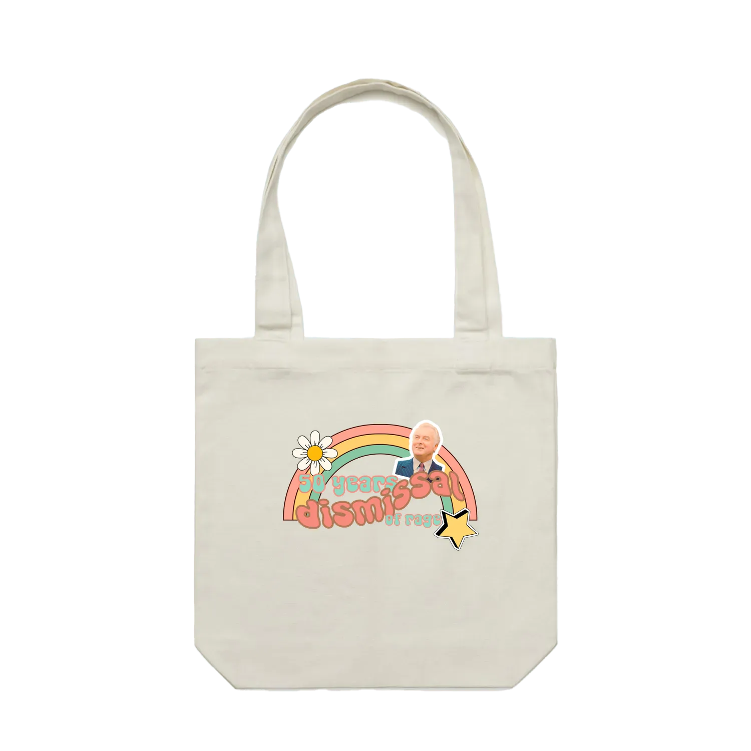 Cream front flat lay