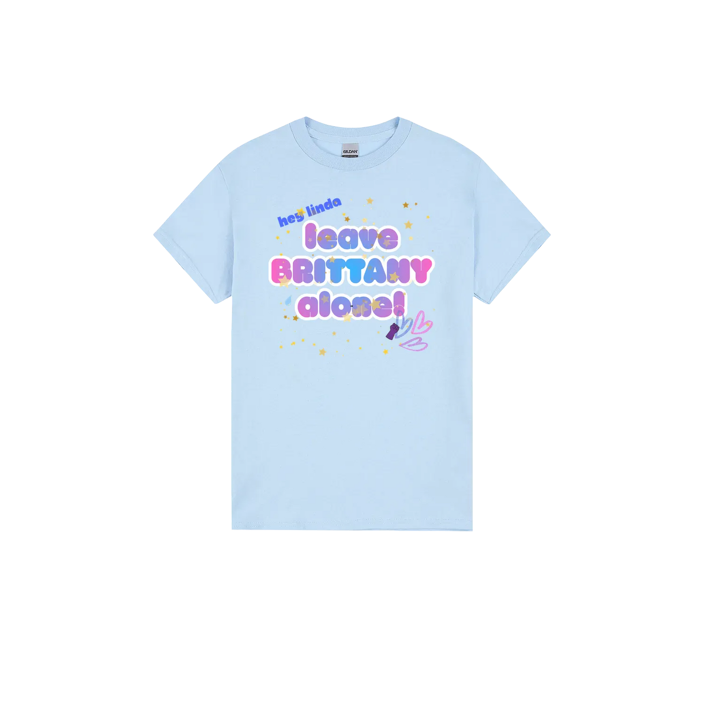 Light Blue front flat lay