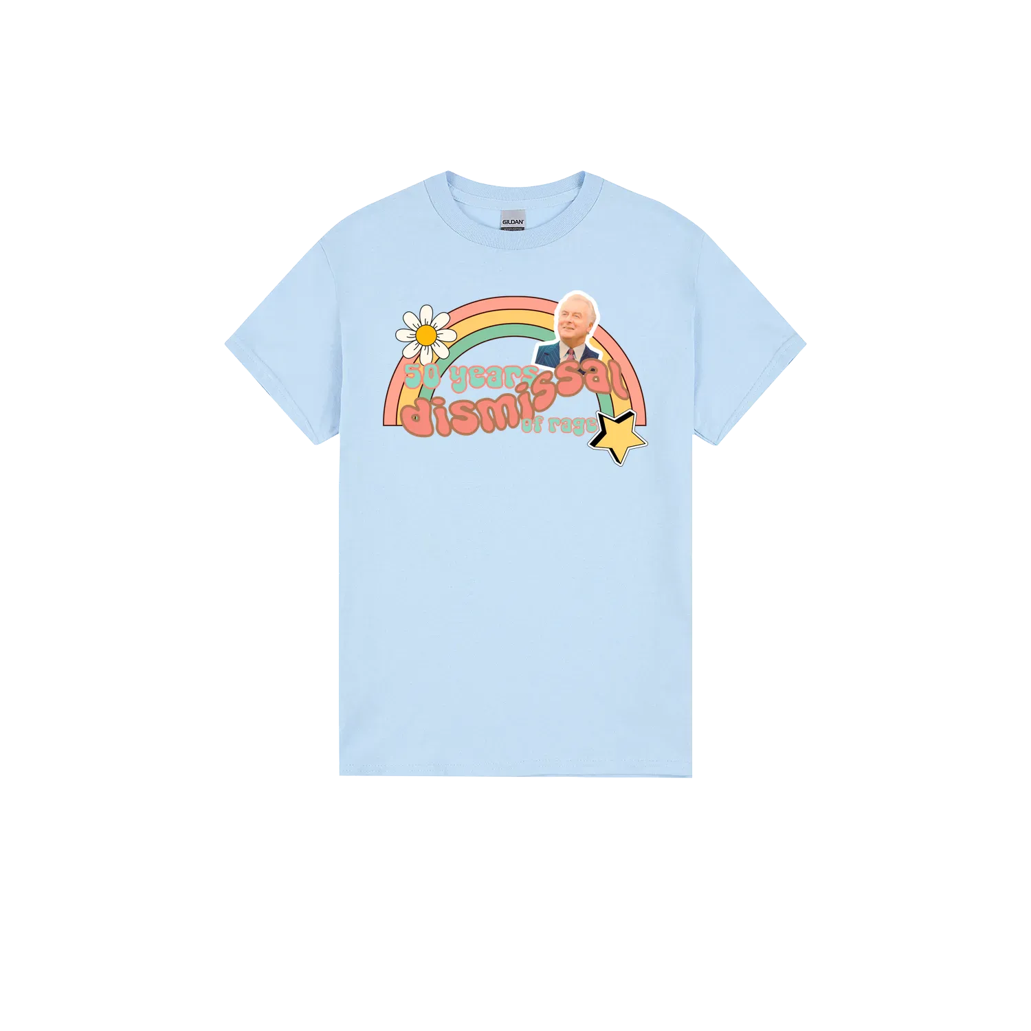 Light Blue front flat lay