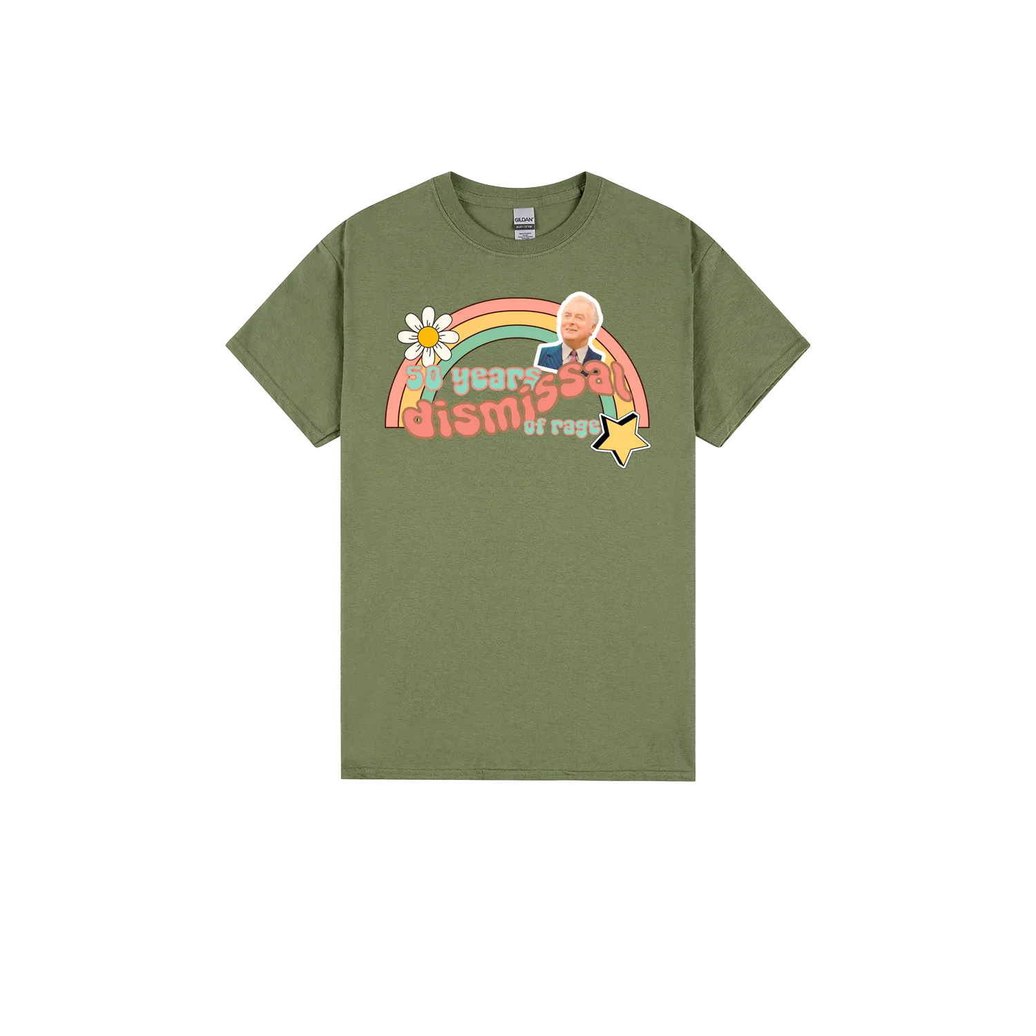 Military Green front flat lay