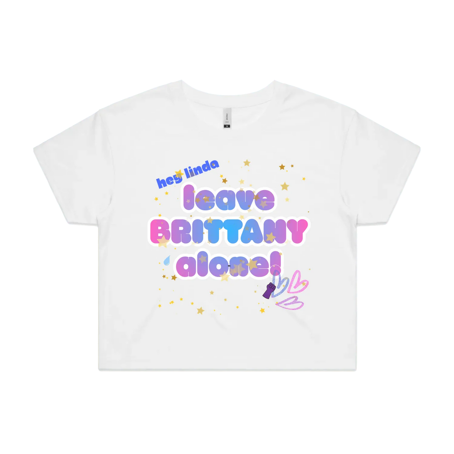 White front flat lay