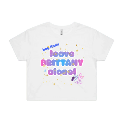 White front flat lay