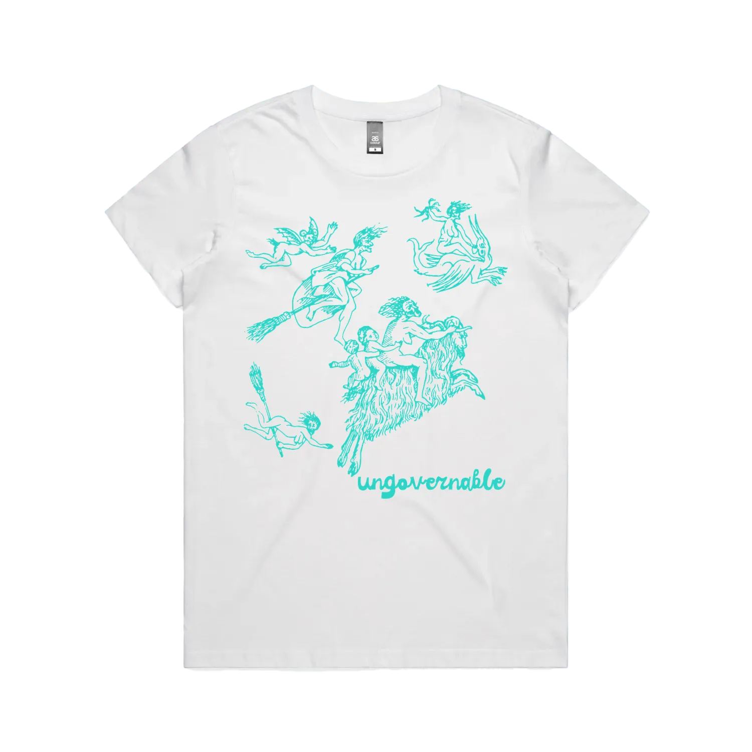 White front flat lay