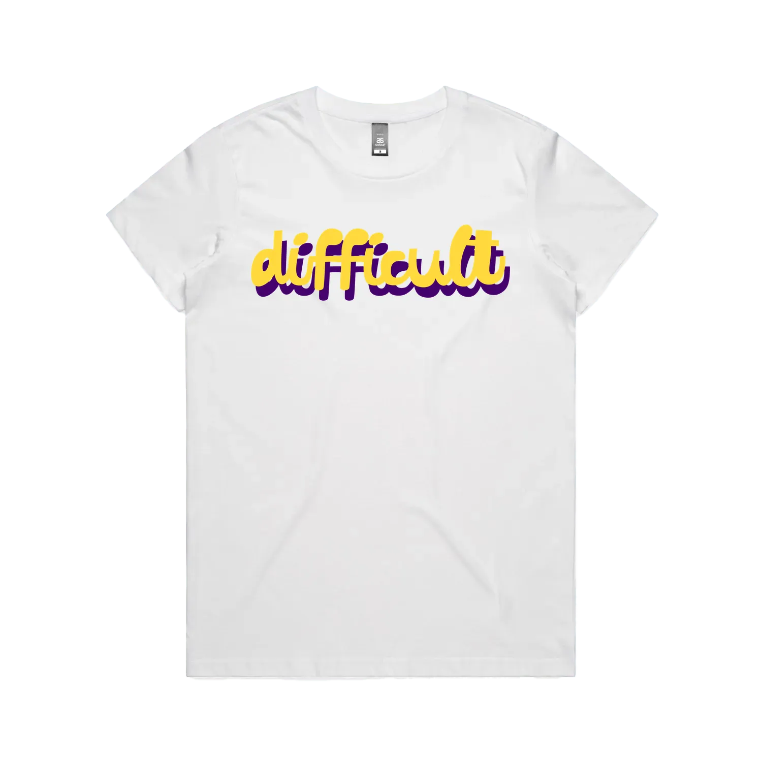 White front flat lay