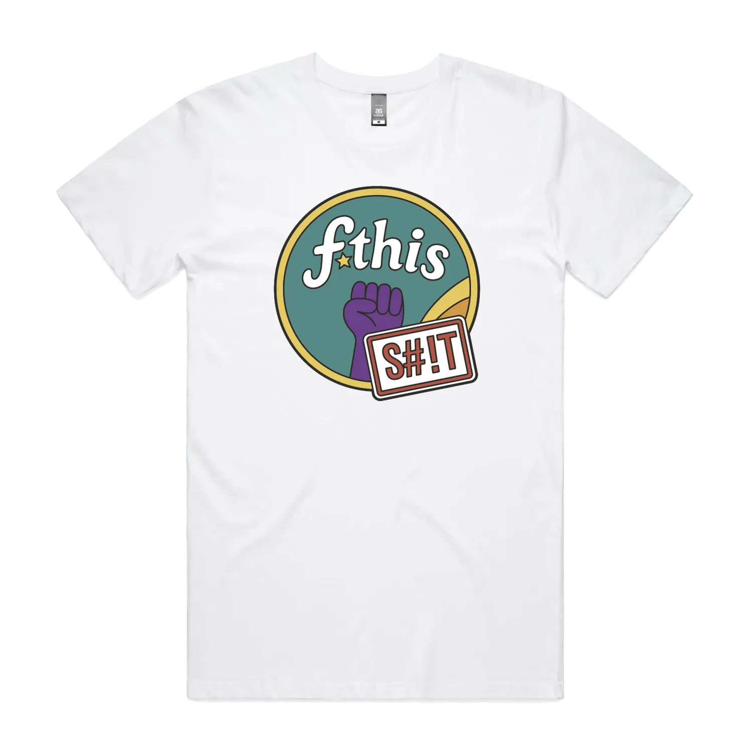 White front flat lay