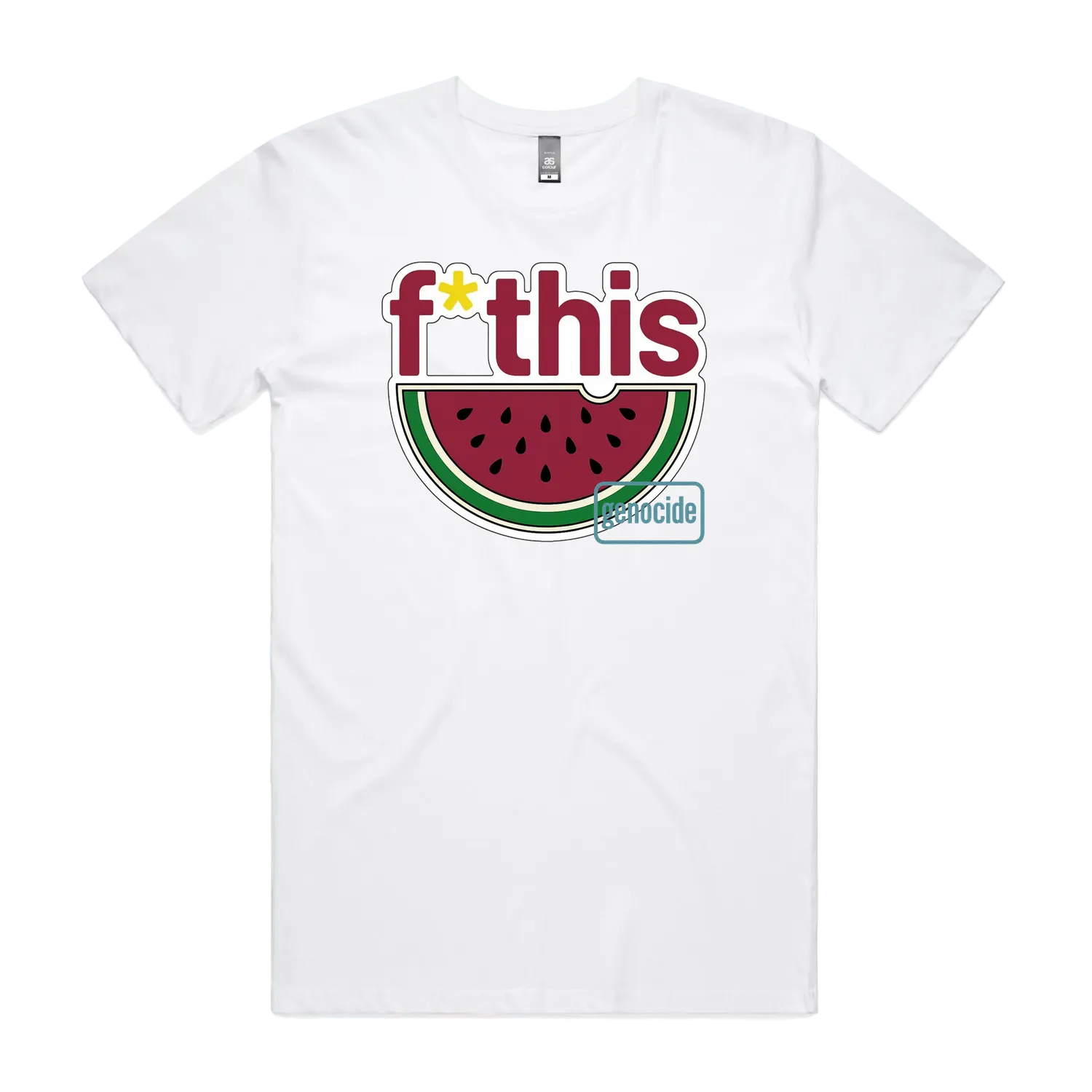 White front flat lay