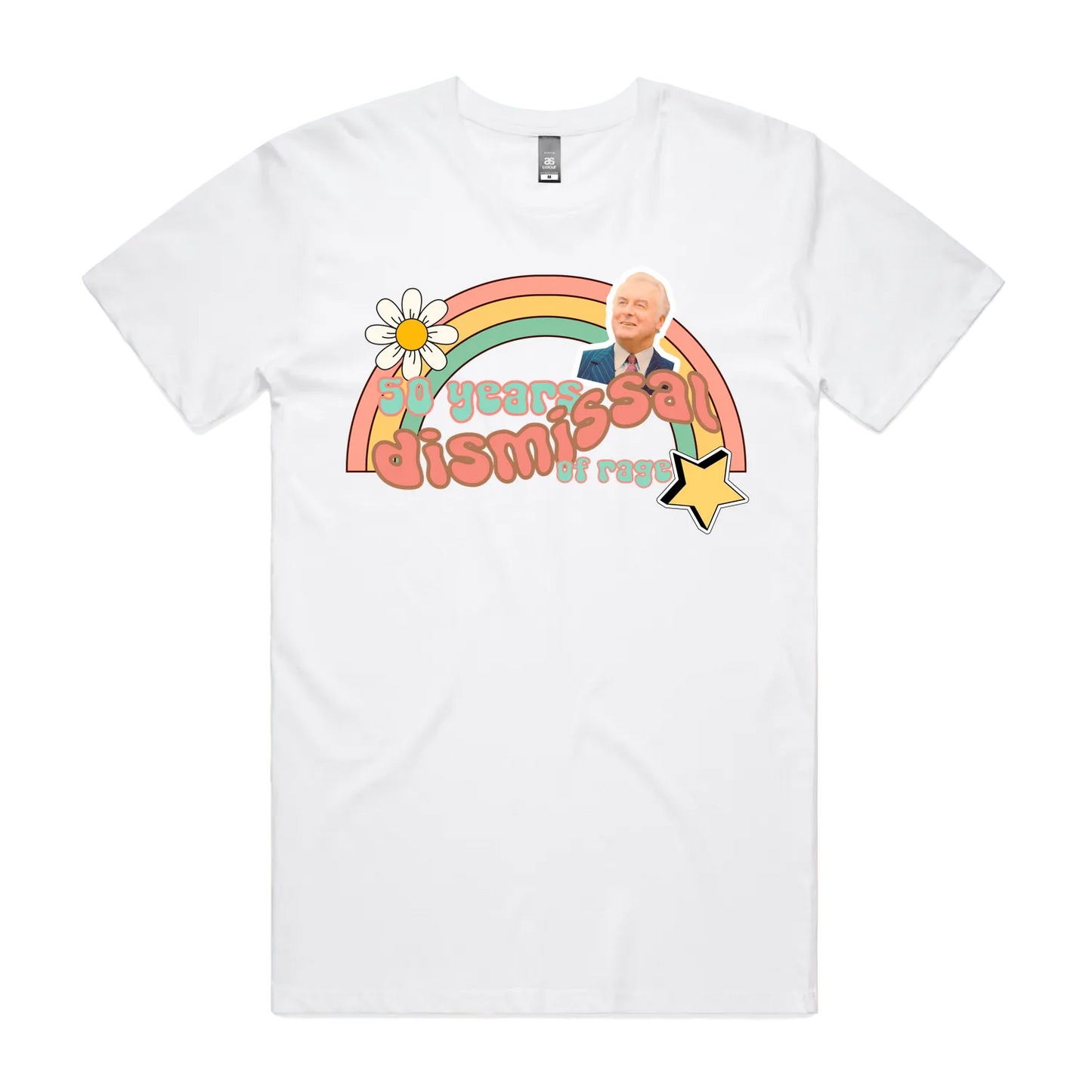 White front flat lay