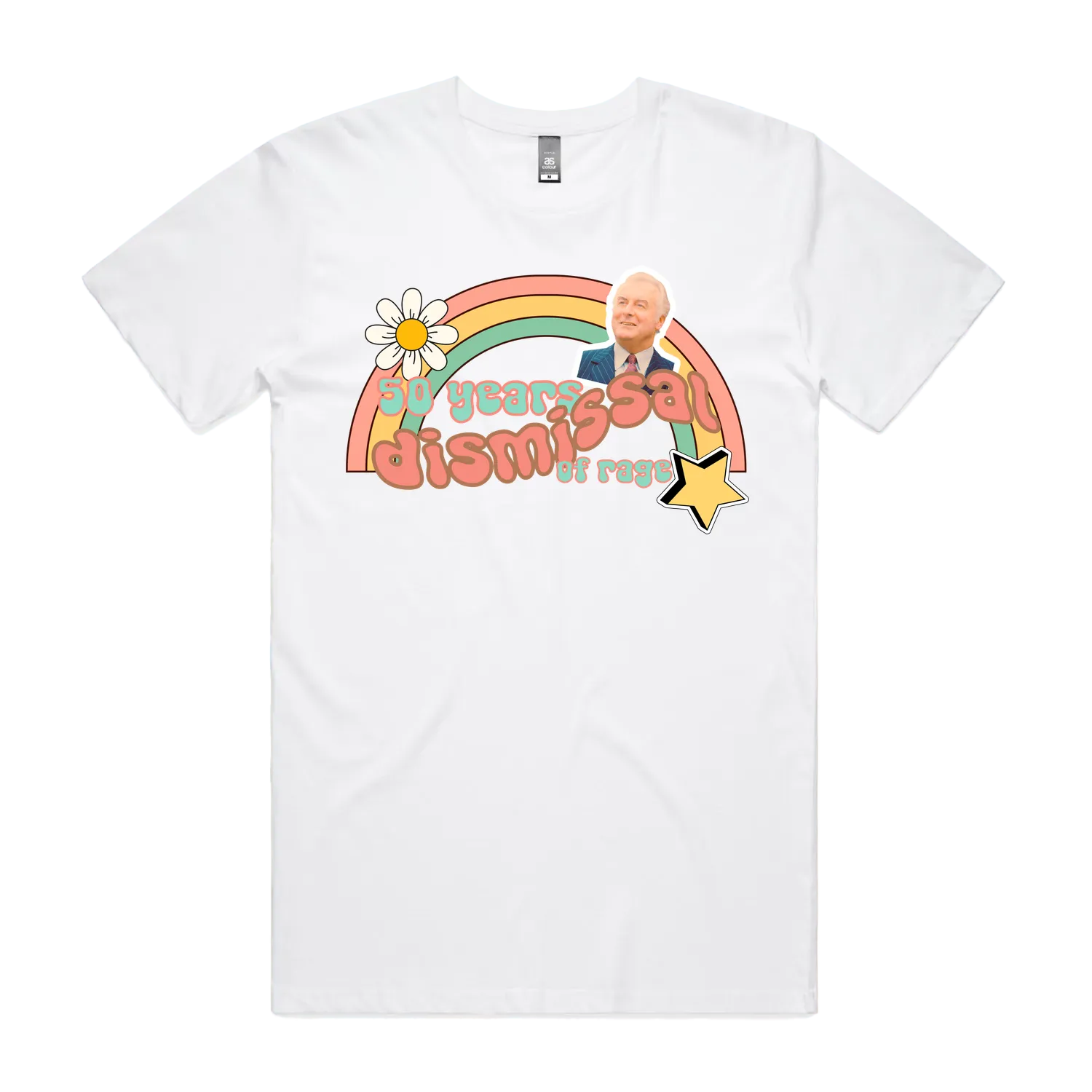 White front flat lay