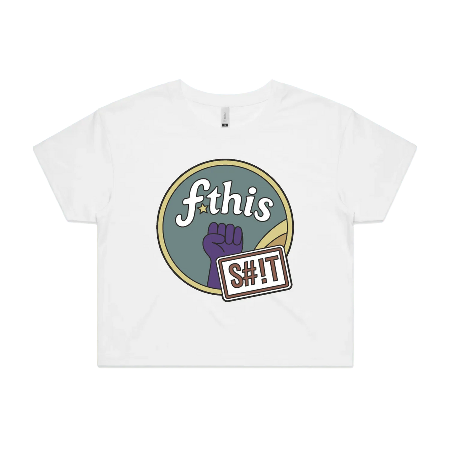 White front flat lay