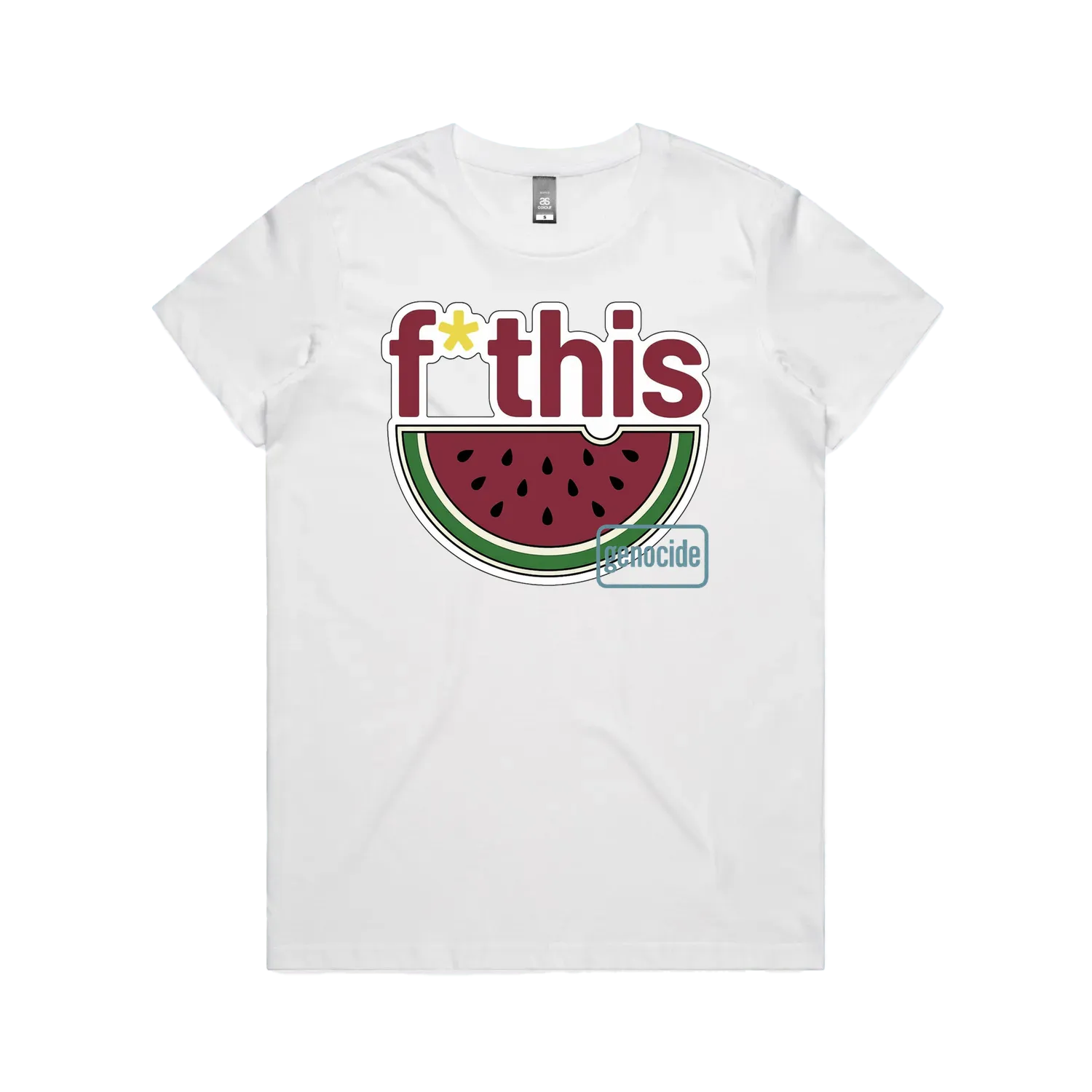 White front flat lay