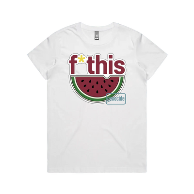 White front flat lay