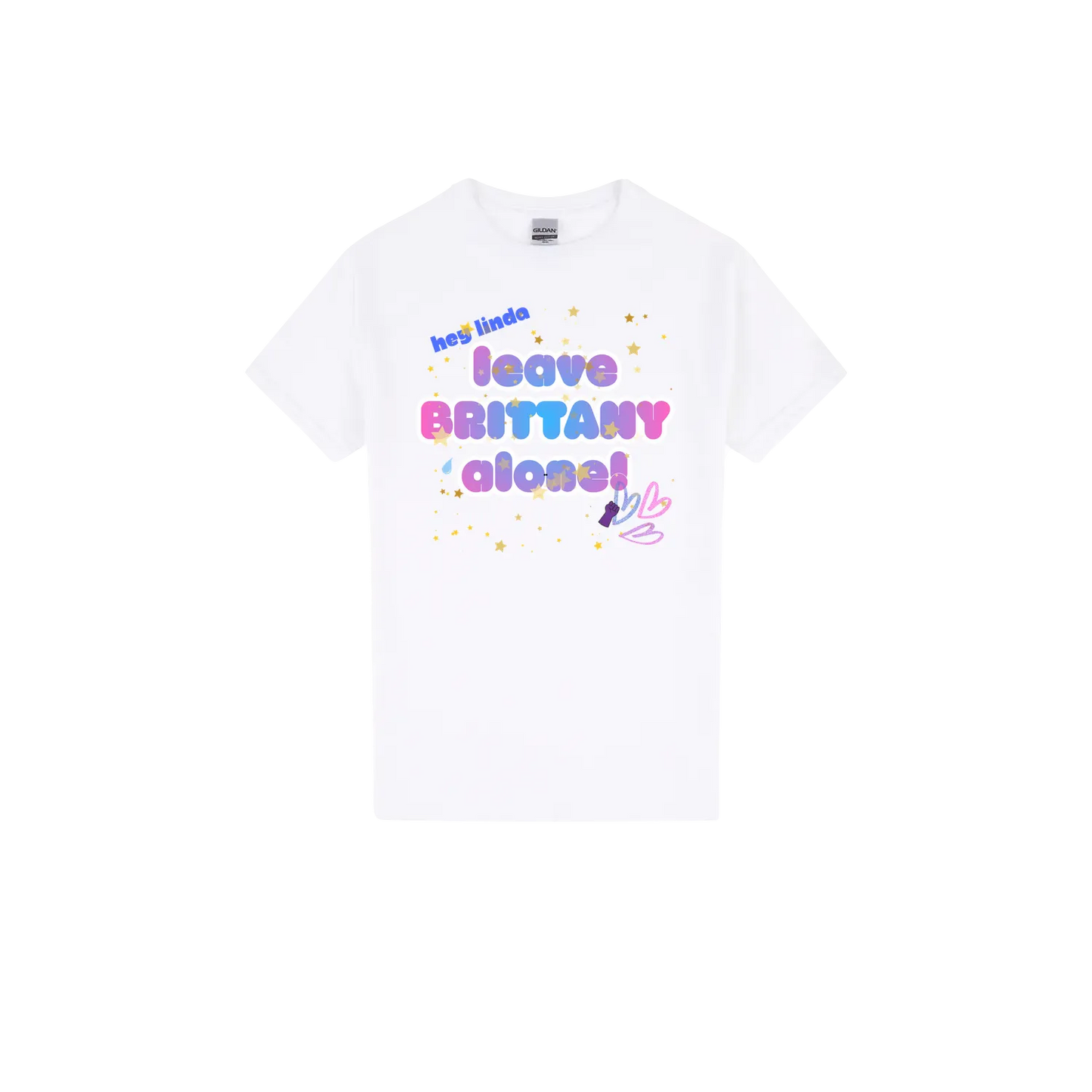 White front flat lay