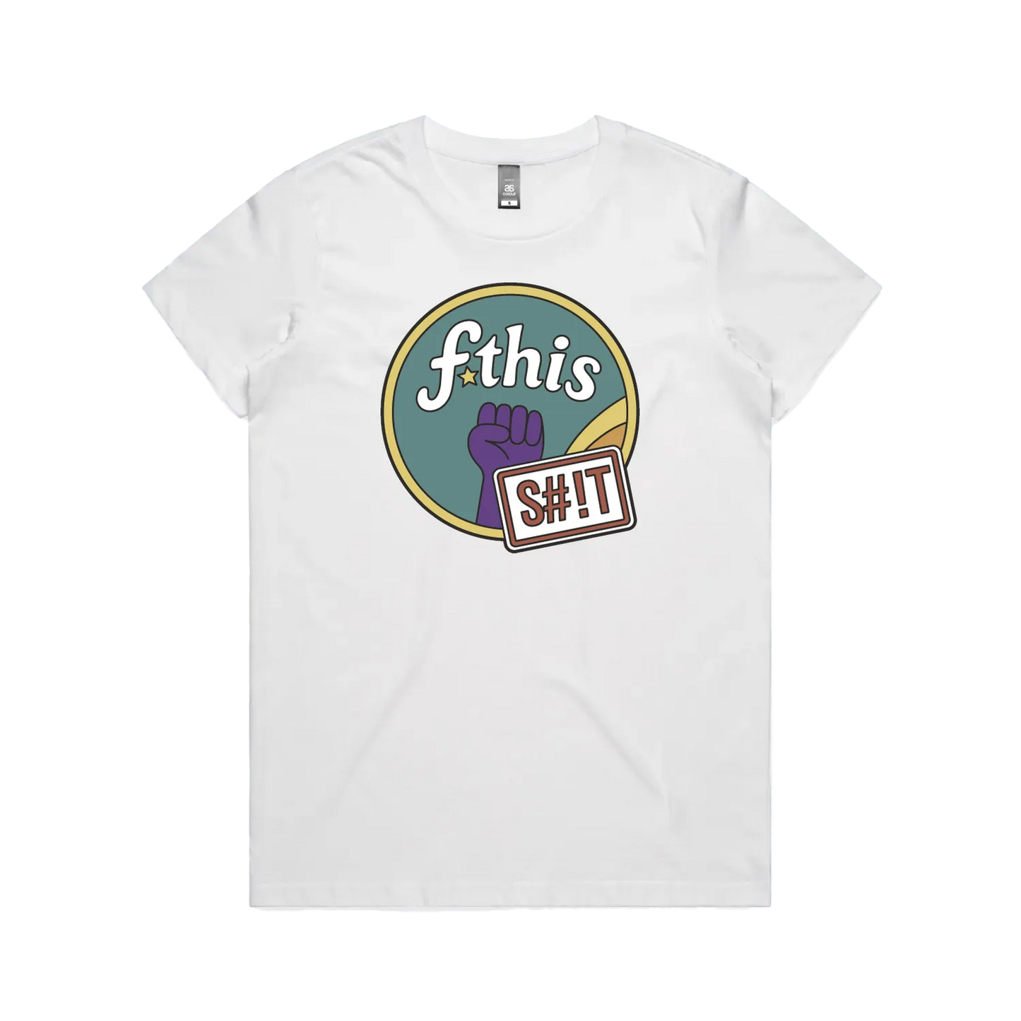 White front flat lay