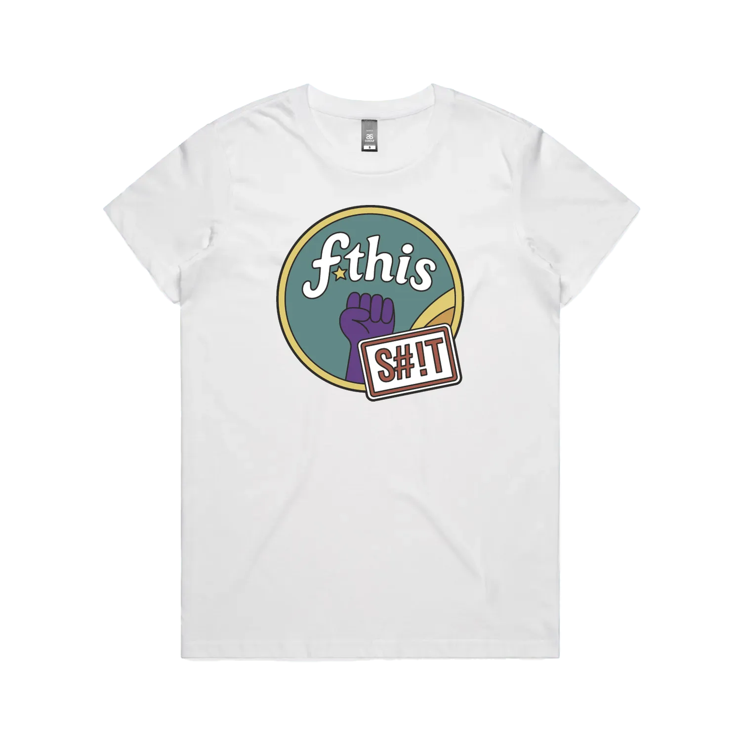 White front flat lay