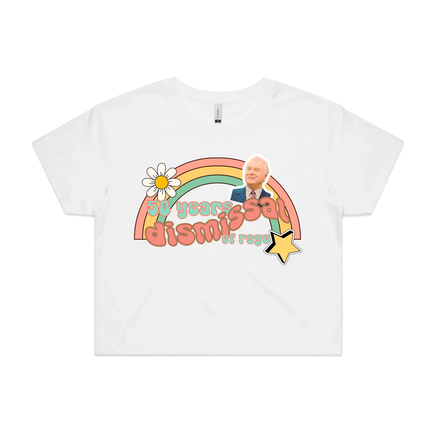 White front flat lay