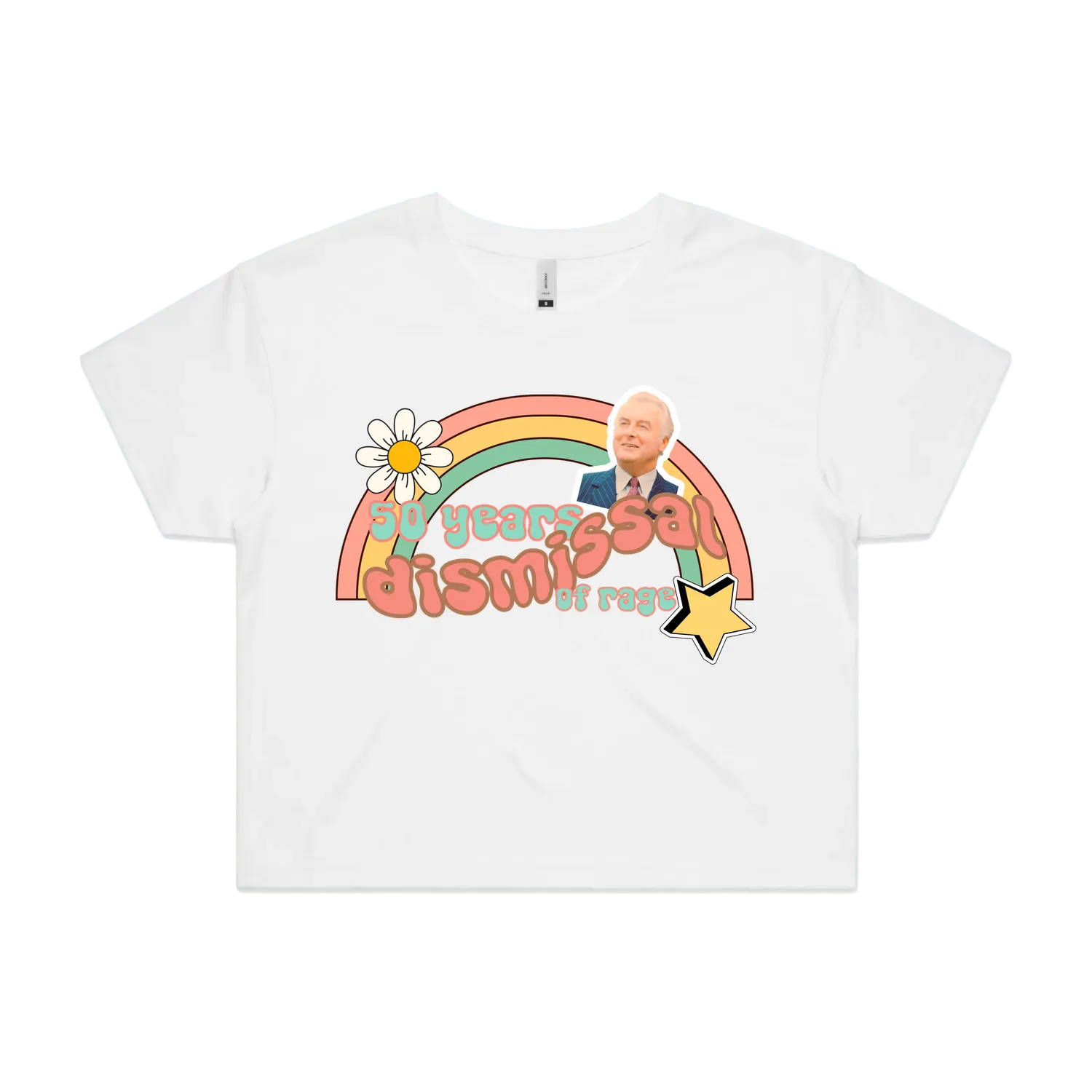 White front flat lay