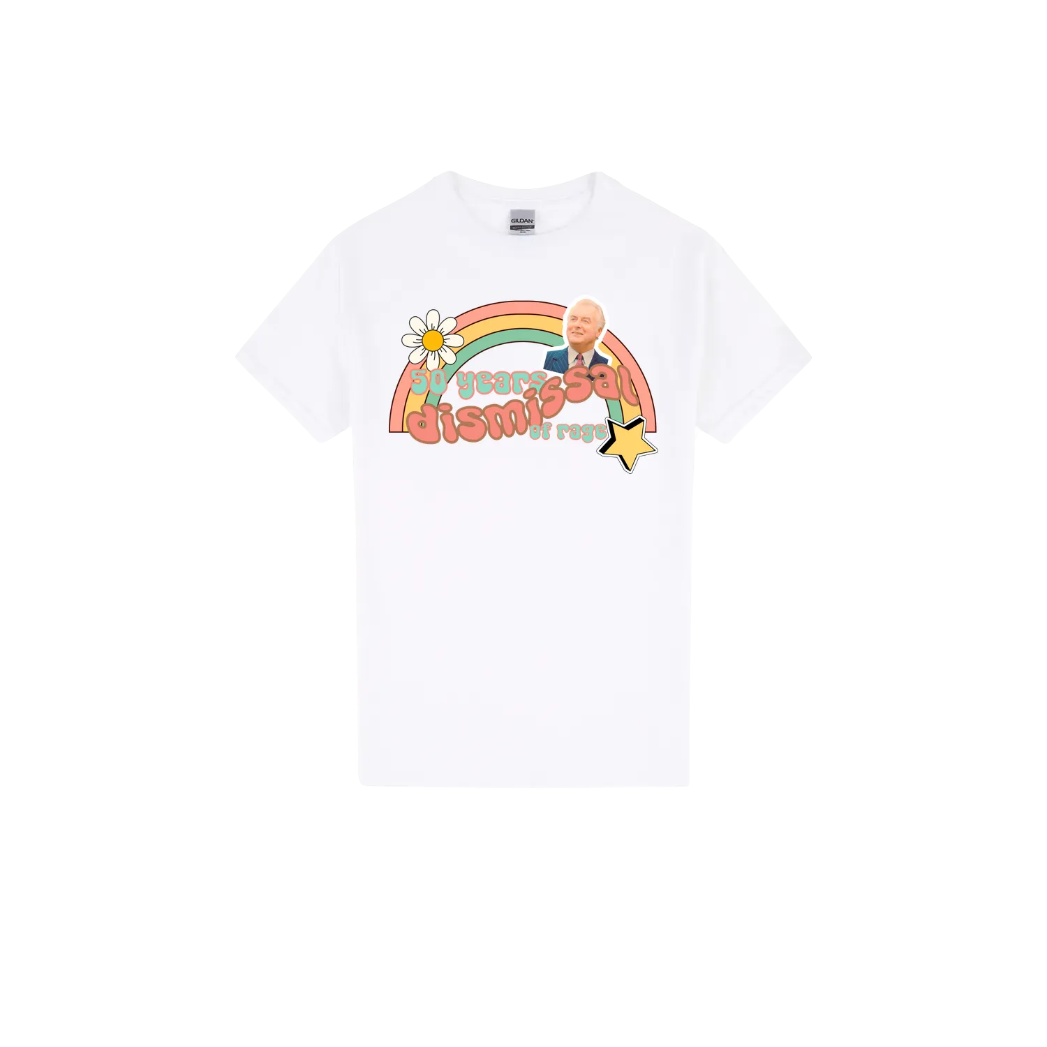 White front flat lay