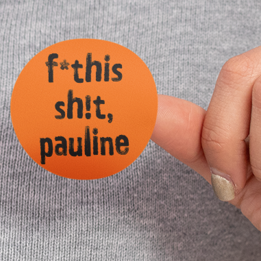 tiny acts of rebellion | anti-fascist sticker pack
