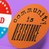 tiny acts of rebellion | anti-fascist sticker pack
