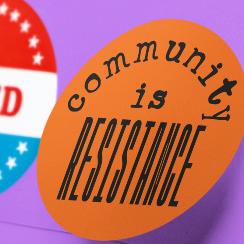 tiny acts of rebellion | anti-fascist sticker pack