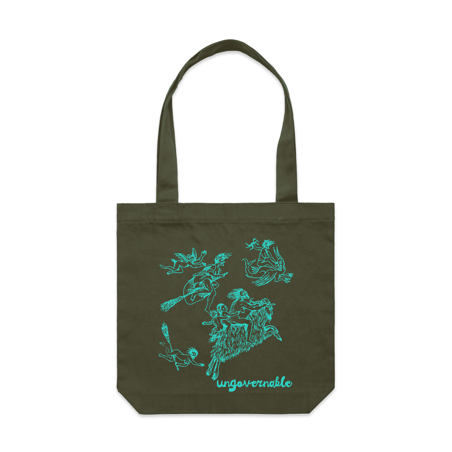 ungovernable | feminist graphic tote