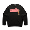 smile feminist unisex crew sweatshirt in black — fthis