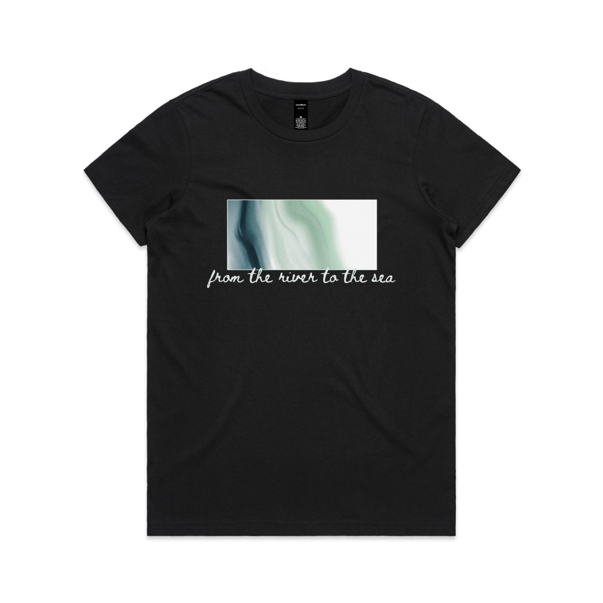river to sea | protest tee - maple