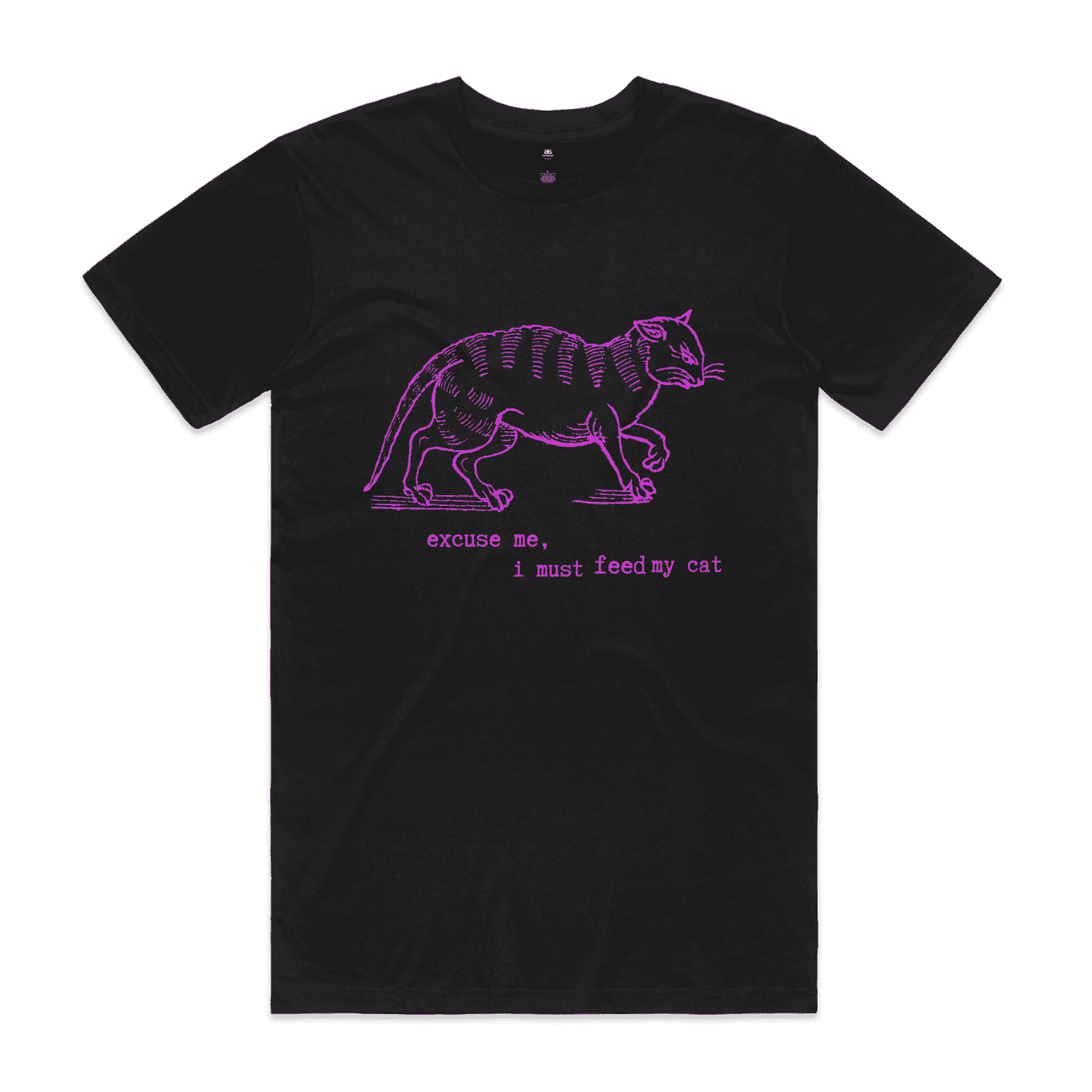 I must feed my cat | vintage design t-shirt - men's regular tee