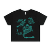 ungovernable | feminist graphic tee - crop