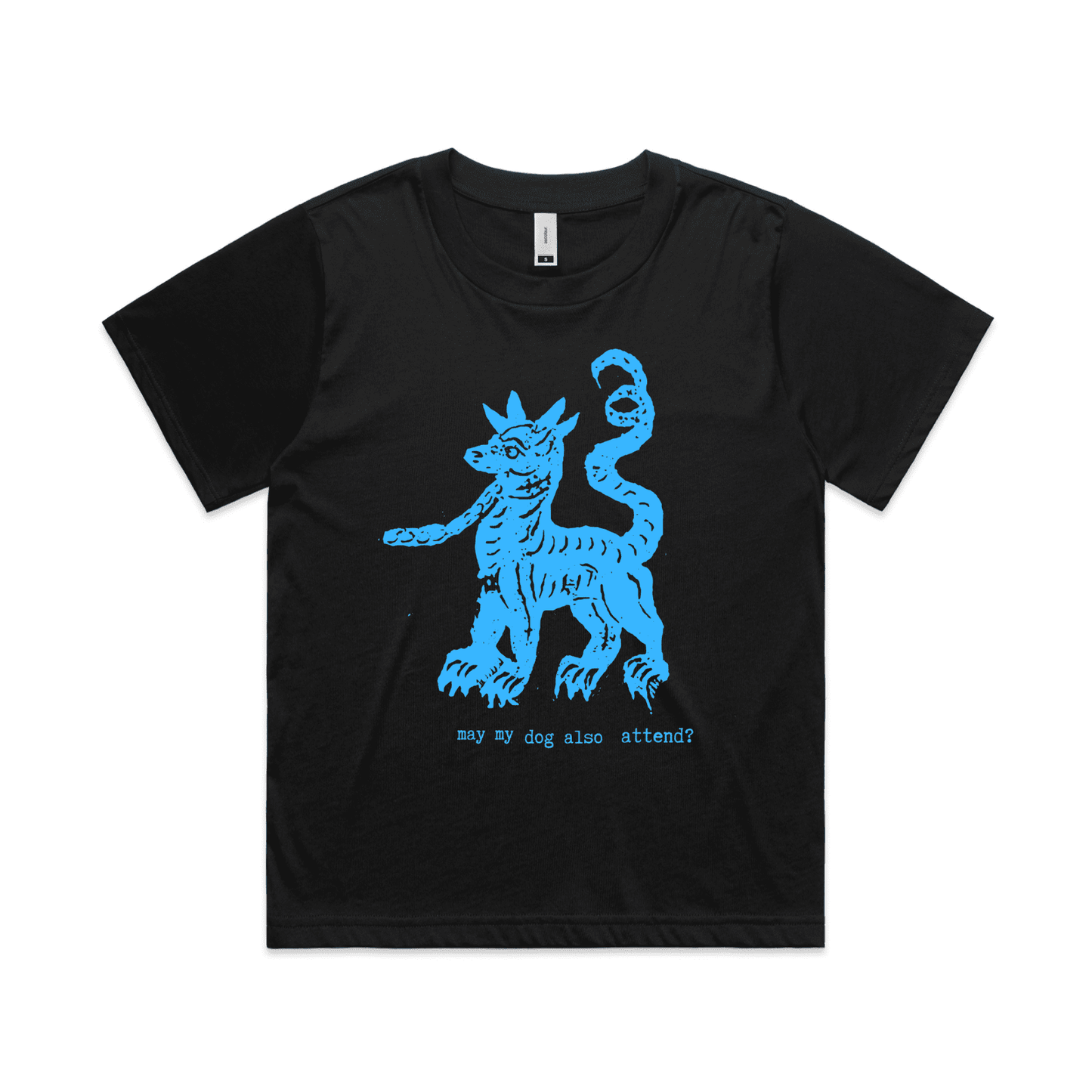 may my dog also attend? | witchy dog lover tee – women's boxy t-shirt