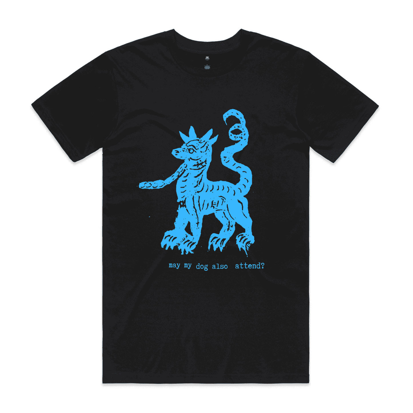 may my dog also attend? | witchy dog lover tee – men's unisex tee