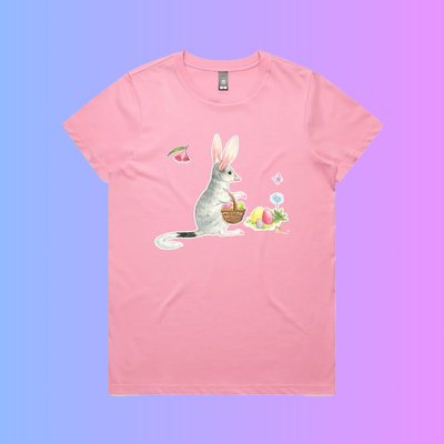 easter bilby - adult maple tee - extra colours SPECIAL ORDER closes 26 April